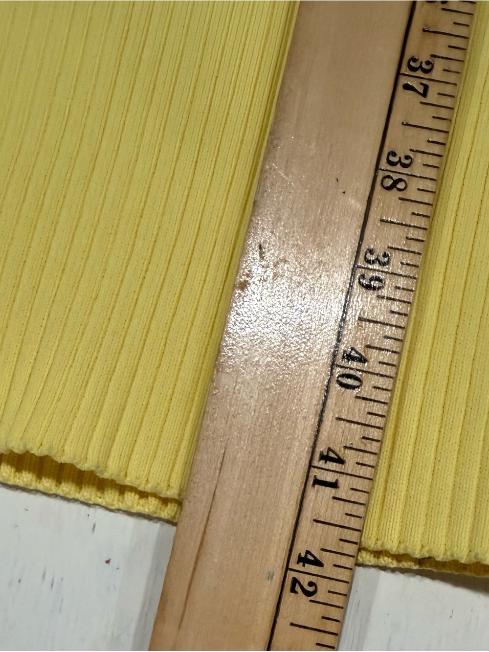 Zara Yellow Ribbed Midi Dress - Picture 5 of 10